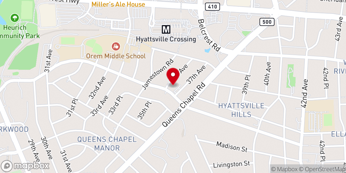 Map showing location of *Iglesia San Mateo*