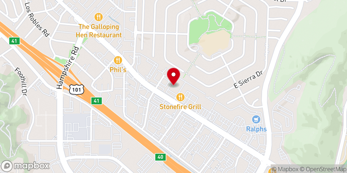 Map showing location of Classic Faith Music Project