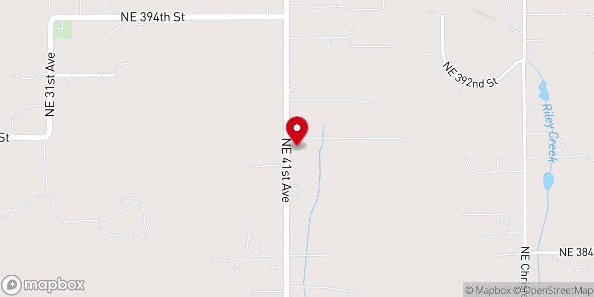 Map showing location of Highland Lutheran Church