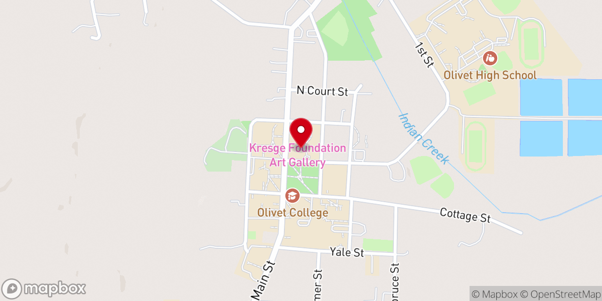 Map showing location of Center for Congregational Leadership