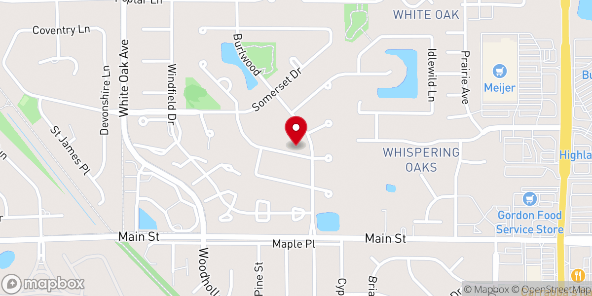 Map showing location of Aspiring Servants Bible Study