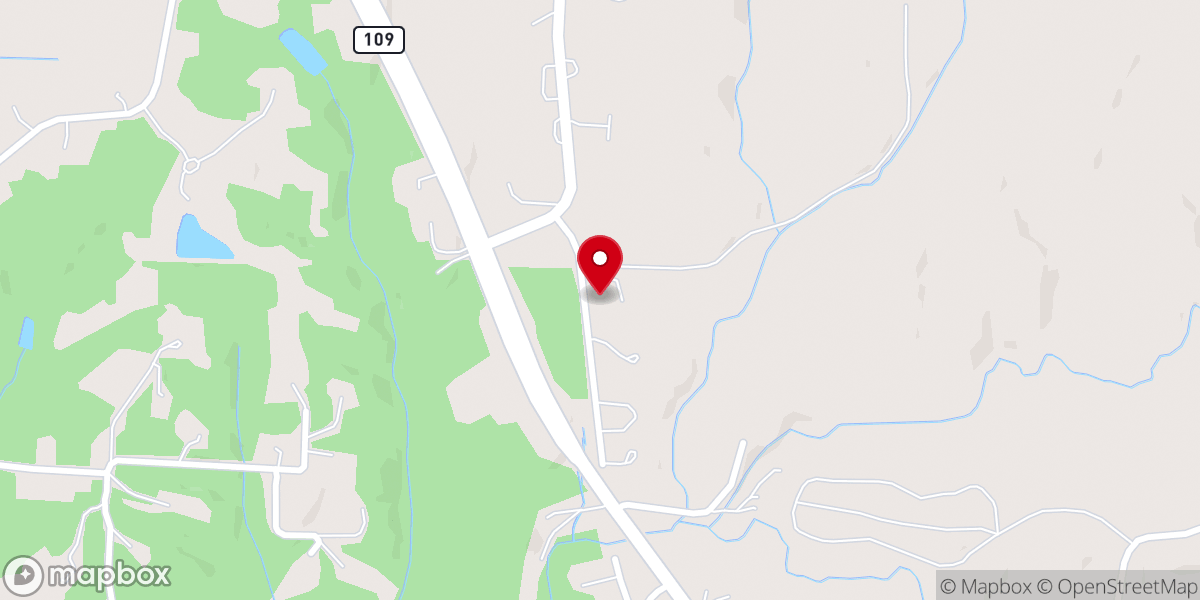 Map showing location of Free Life Assembly Of God