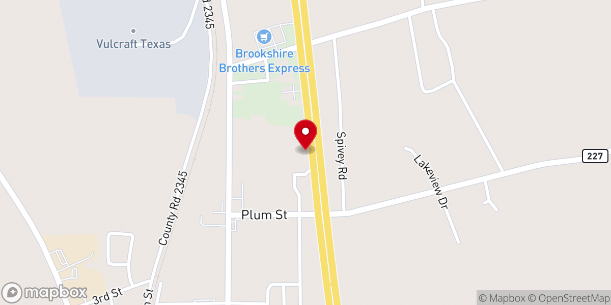 Map showing location of Grapeland First Methodist Church
