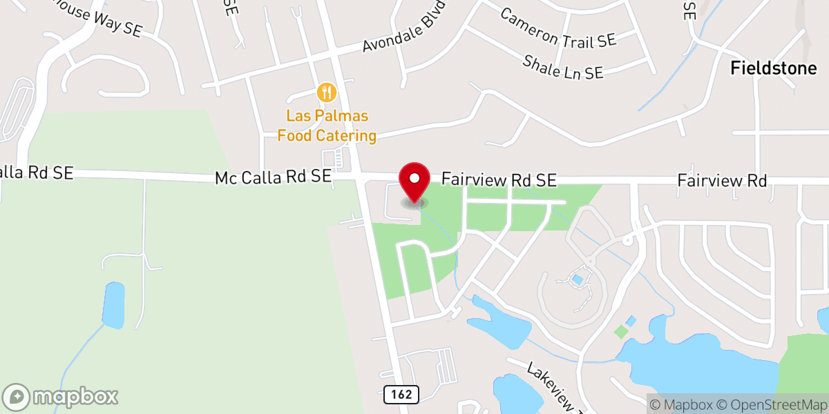Map showing location of Chief Cornerstone Community Church