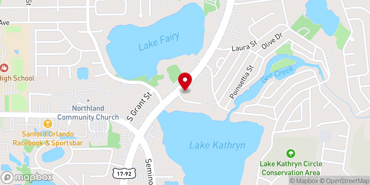 Map showing location of Flowing Grace Church