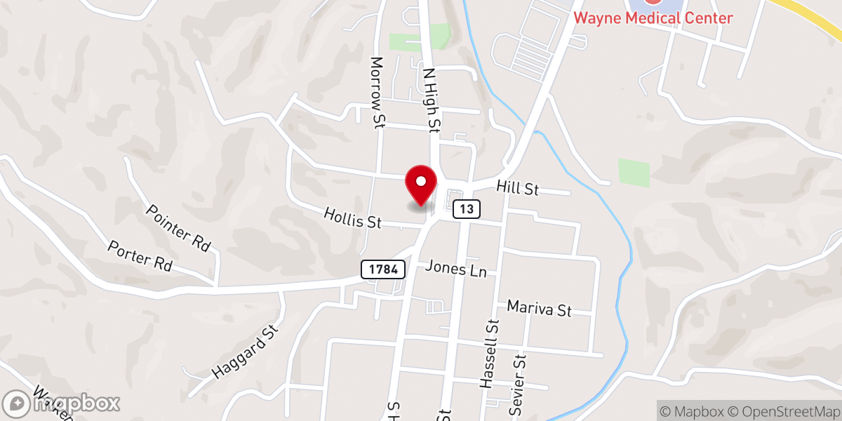 Map showing location of The Mission Church