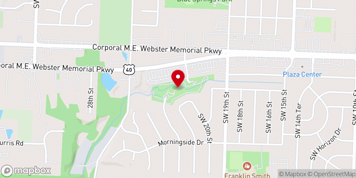 Map showing location of Ward Park
