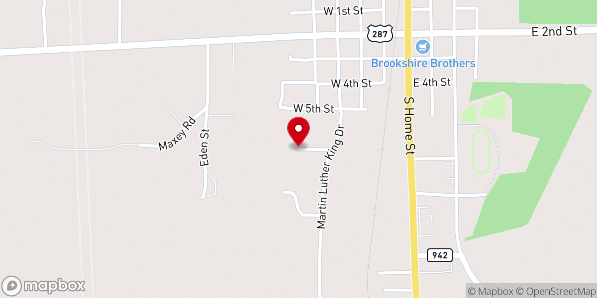 Map showing location of Macedonia Baptist Church