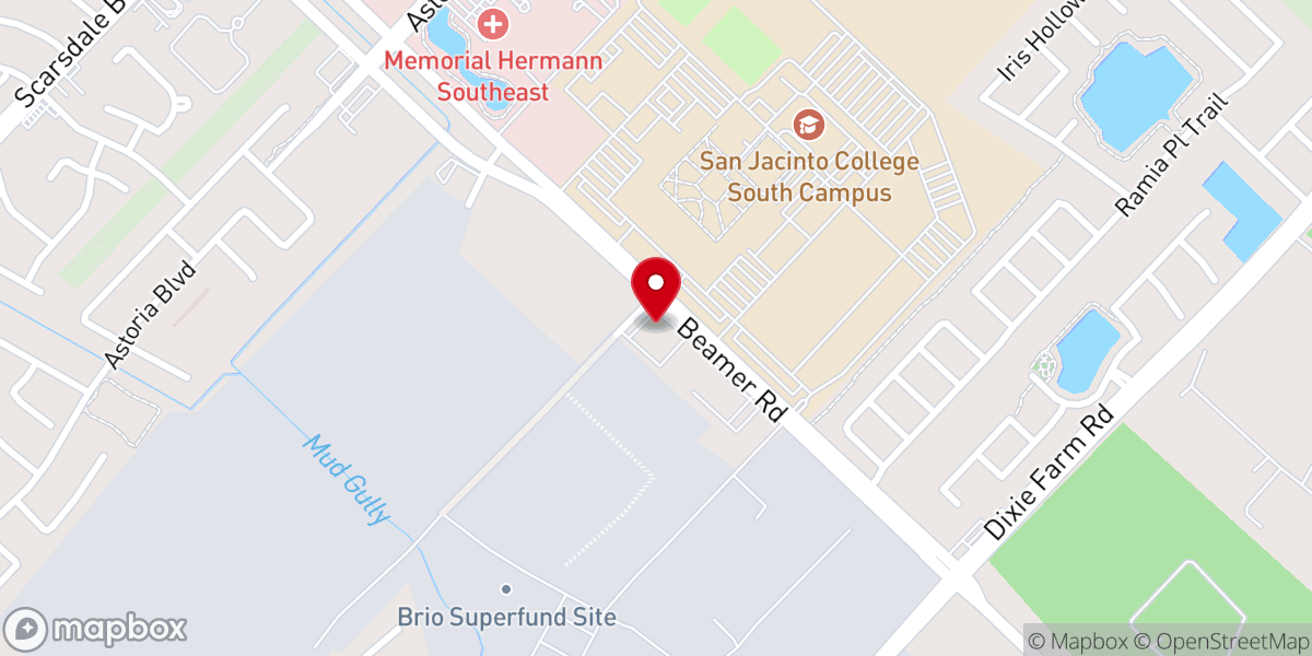 Map showing location of One Accord Fellowship