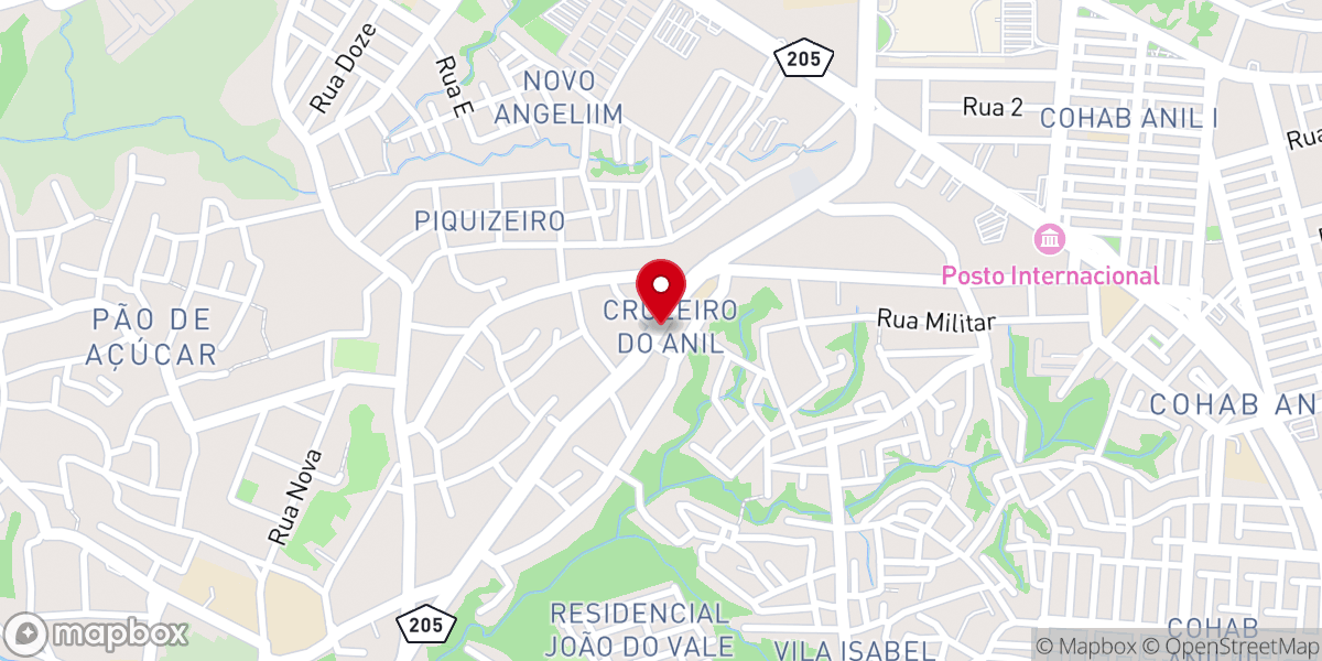 Map showing location of Igreja Missionária Pentecostal