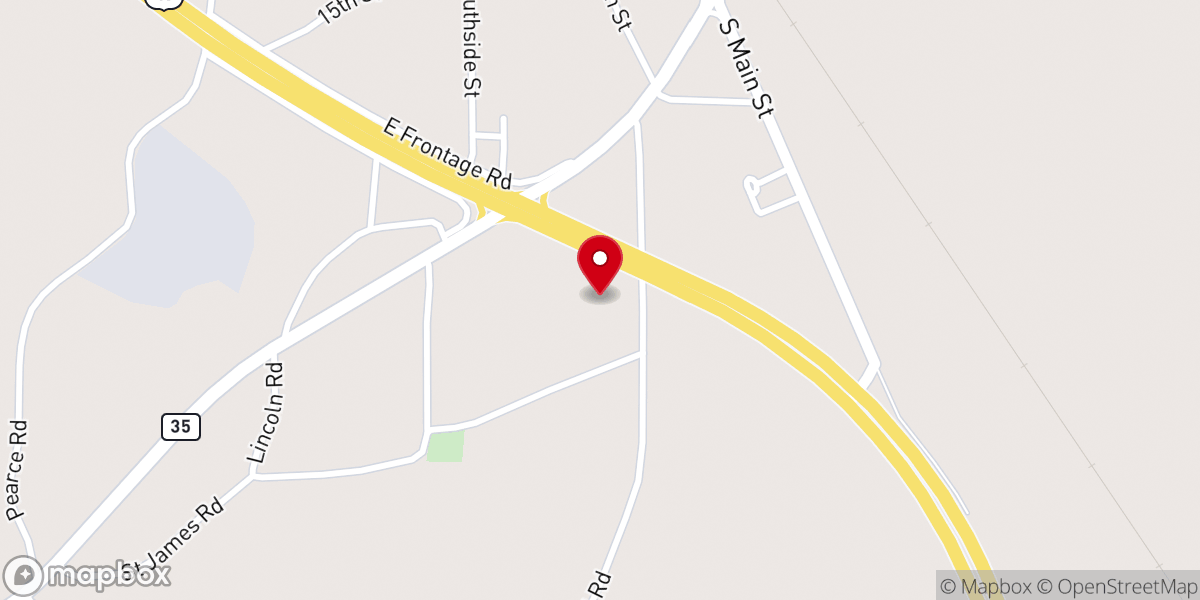 Map showing location of Hope Outreach Congregational Holiness Church