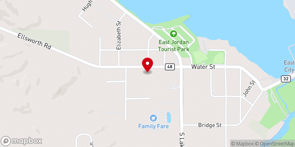Map showing location of Jordan Valley Baptist Church