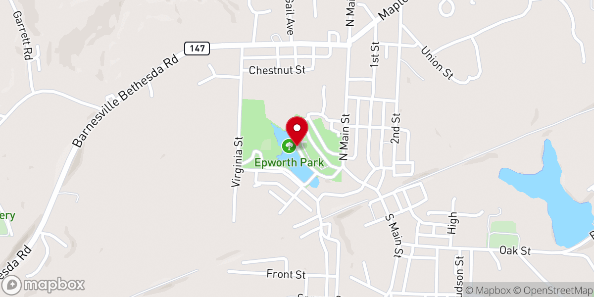Map showing location of Epworth Park (EPCOA)