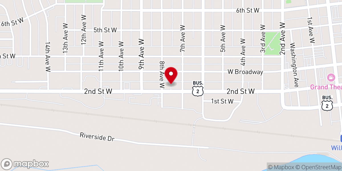 Map showing location of Level Up Cleaning Services