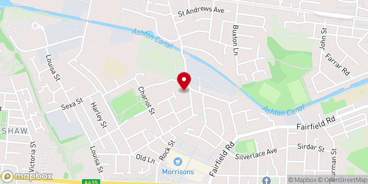 Map showing location of Christ Apostolic Church Int