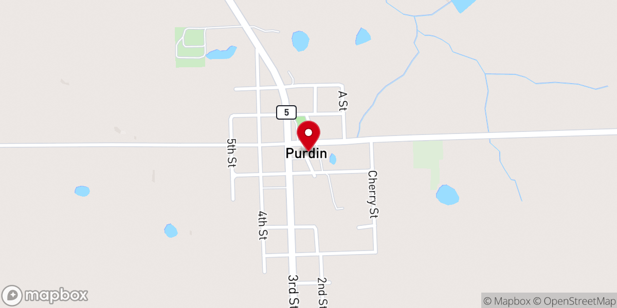 Map showing location of Pleasant Grove UMC