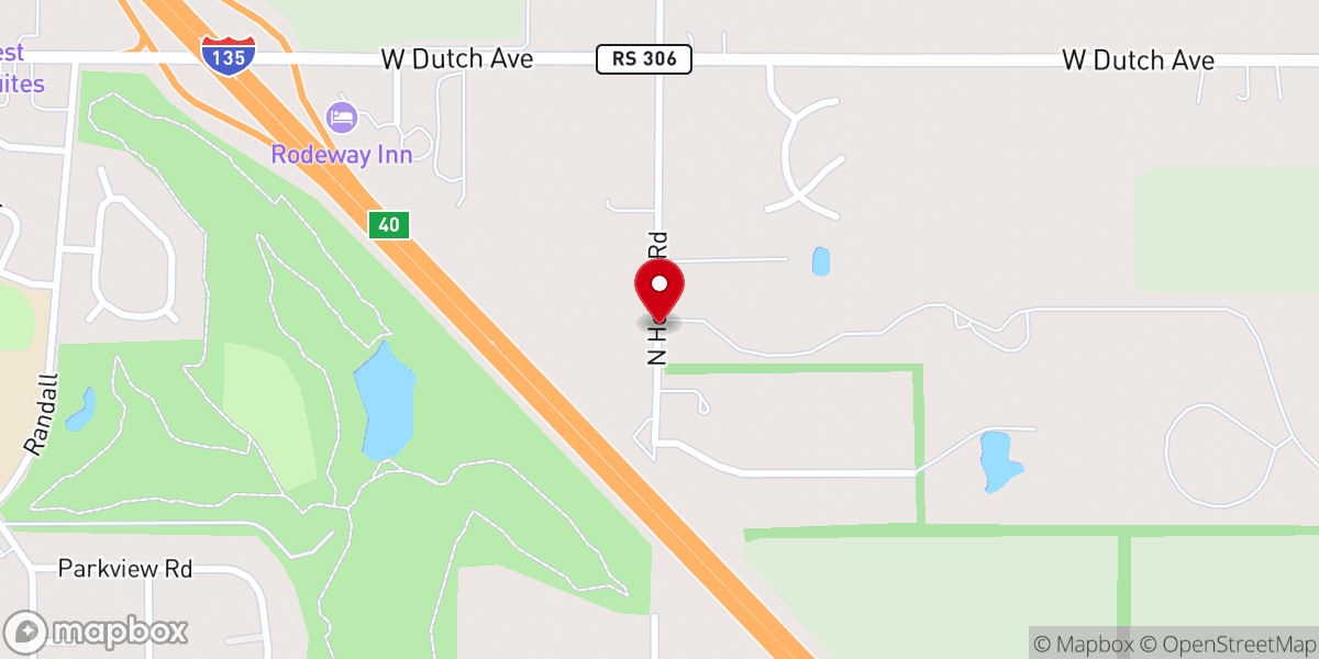 Map showing location of Camp David International