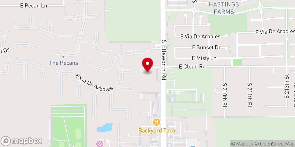 Map showing location of Saving Grace Preschool