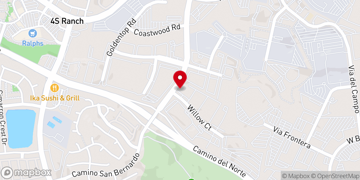 Map showing location of Young Adults - YA at The City Church San Diego