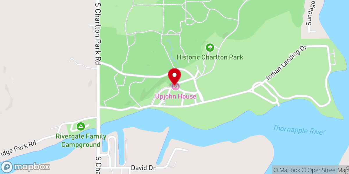 Map showing location of Historic Charlton Park
