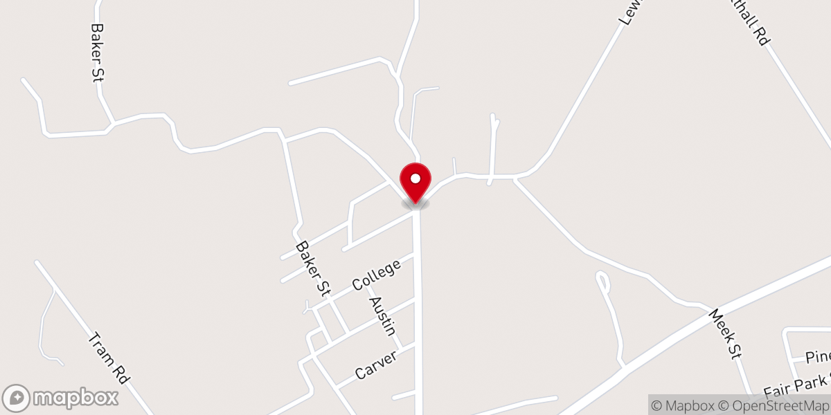 Map showing location of Forward Memorial Cogic