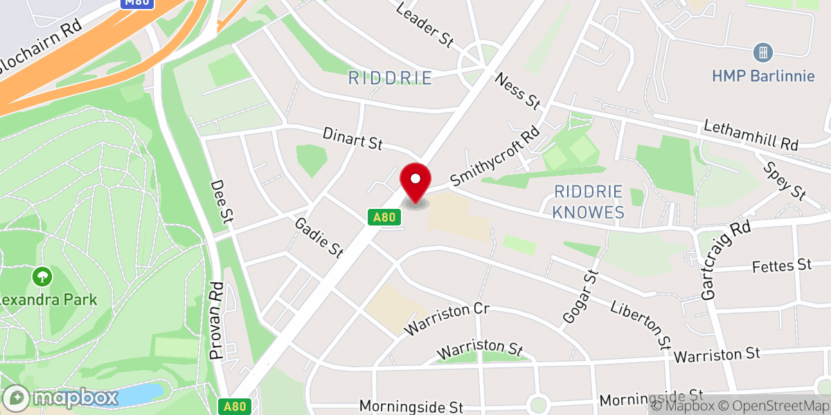 Map showing location of St Thomas the Apostle RC Church