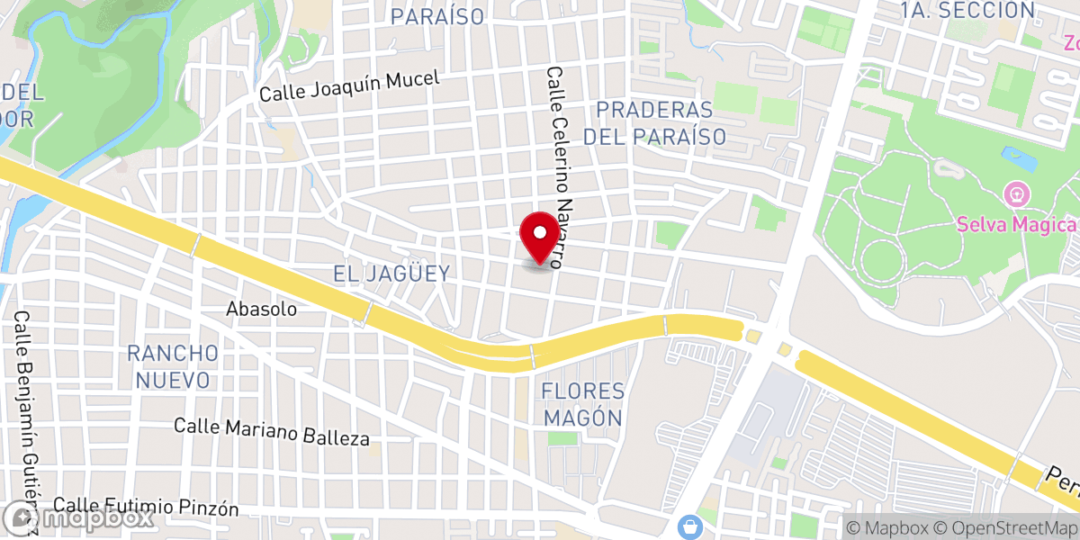 Map showing location of Iglesia Pentecostal Unida Latinoamericana en México IPUL HUENTITÁN