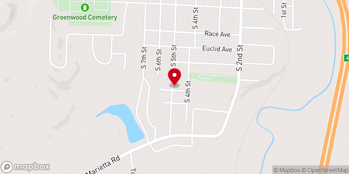 Map showing location of Christ the Saviour Orthodox Church