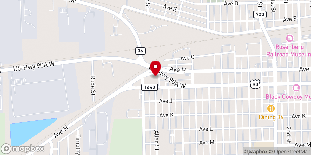 Map showing location of The Champion Center Church