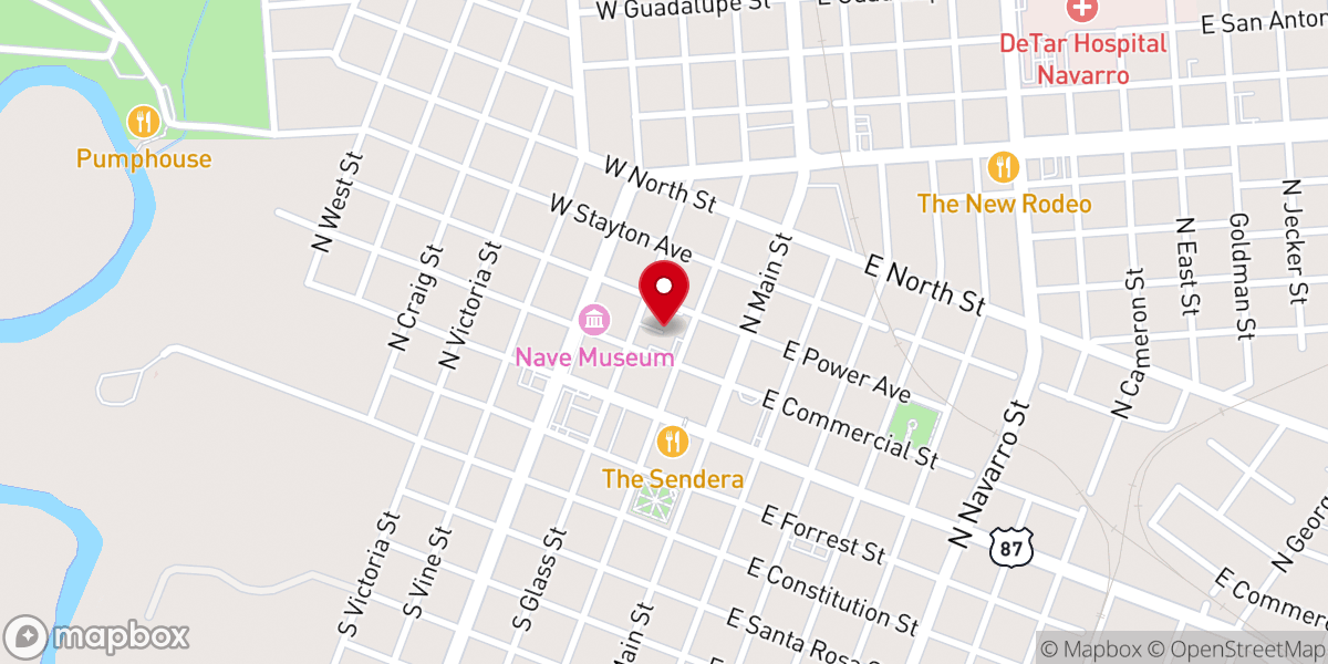 Map showing location of First United Methodist Church