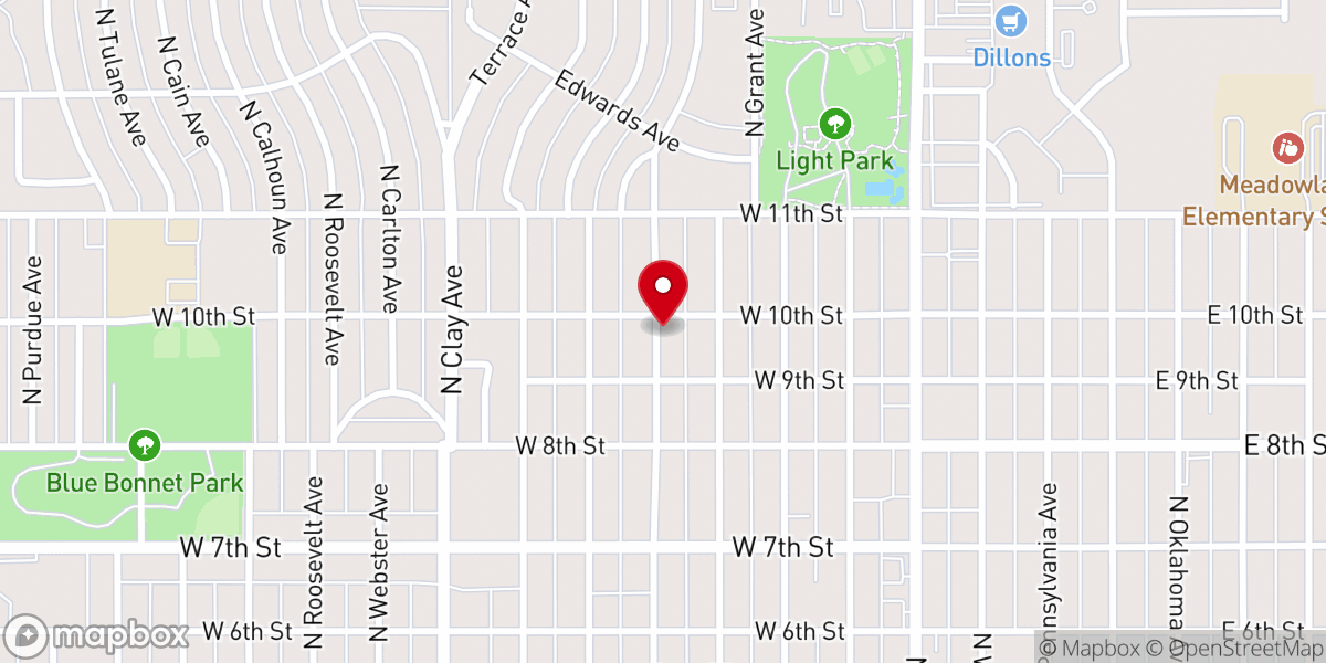 Map showing location of New Generation Christian Church