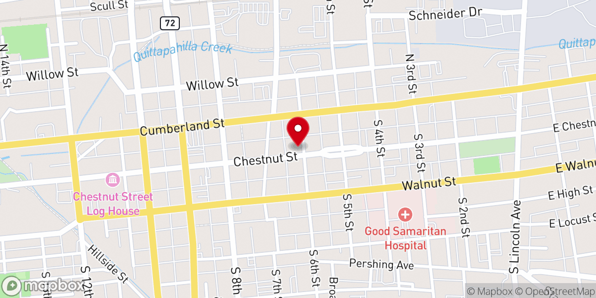 Map showing location of Ministerio Vida Nueva en Cristo