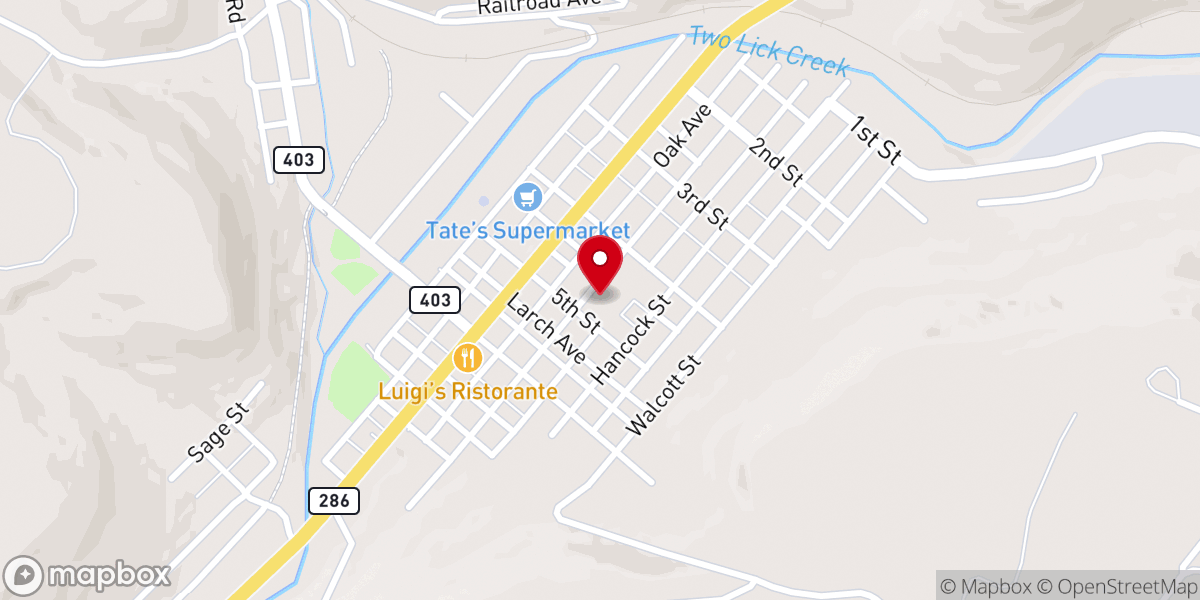 Map showing location of St Michael's Orthodox Greek