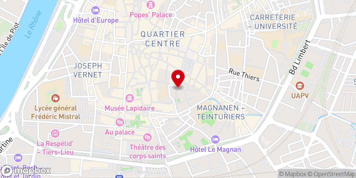 Map showing location of Eglise Sainte Claire