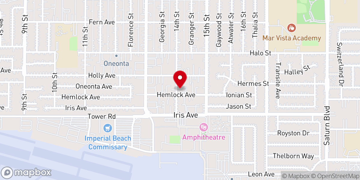 Map showing location of Zion Church SD