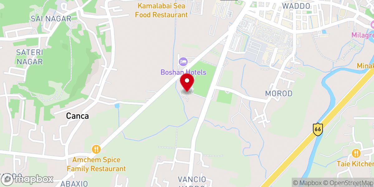 Map showing location of Shri Dev Bodgeshwar Sansthan