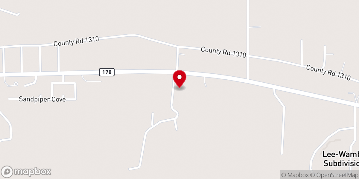 Map showing location of Genesis Church