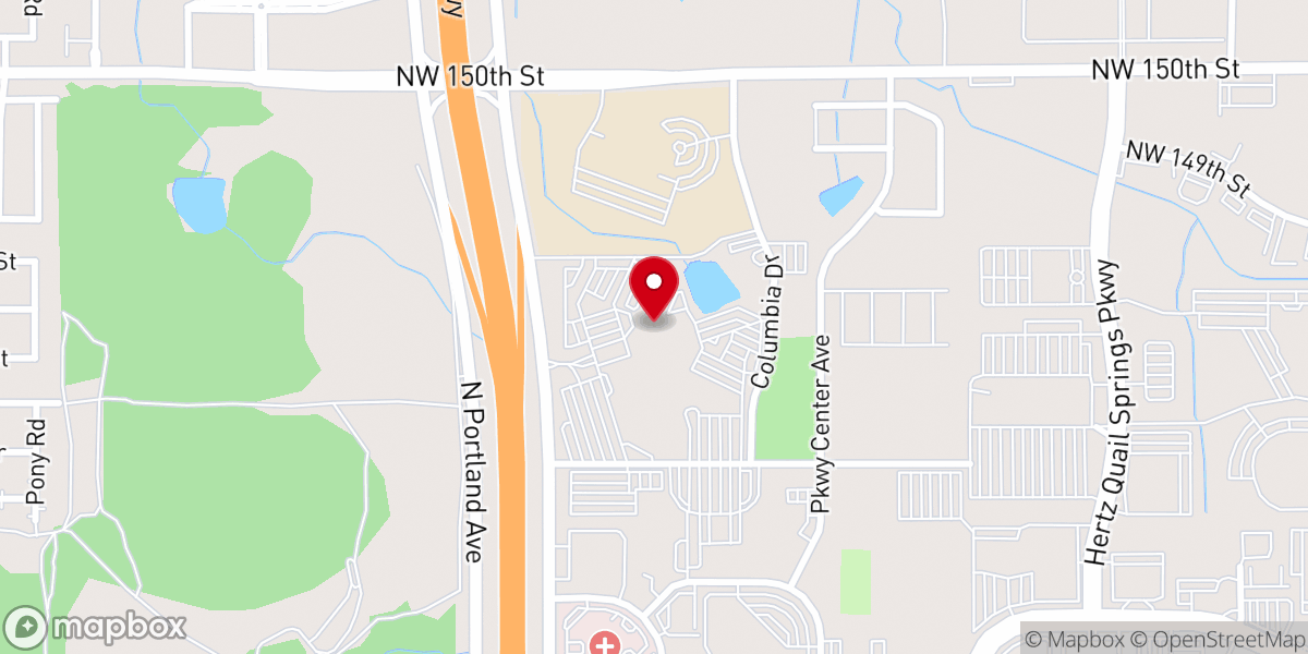 Map showing location of Crossings Community Church