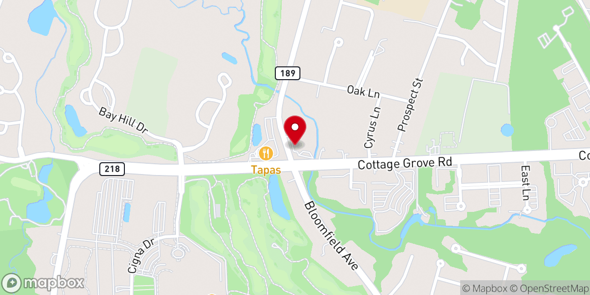 Map showing location of St. Stephen's Episcopal Church