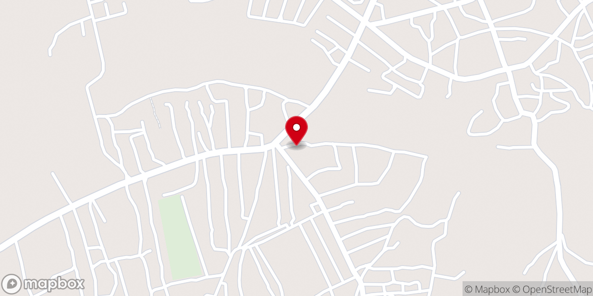 Map showing location of Baptist Church