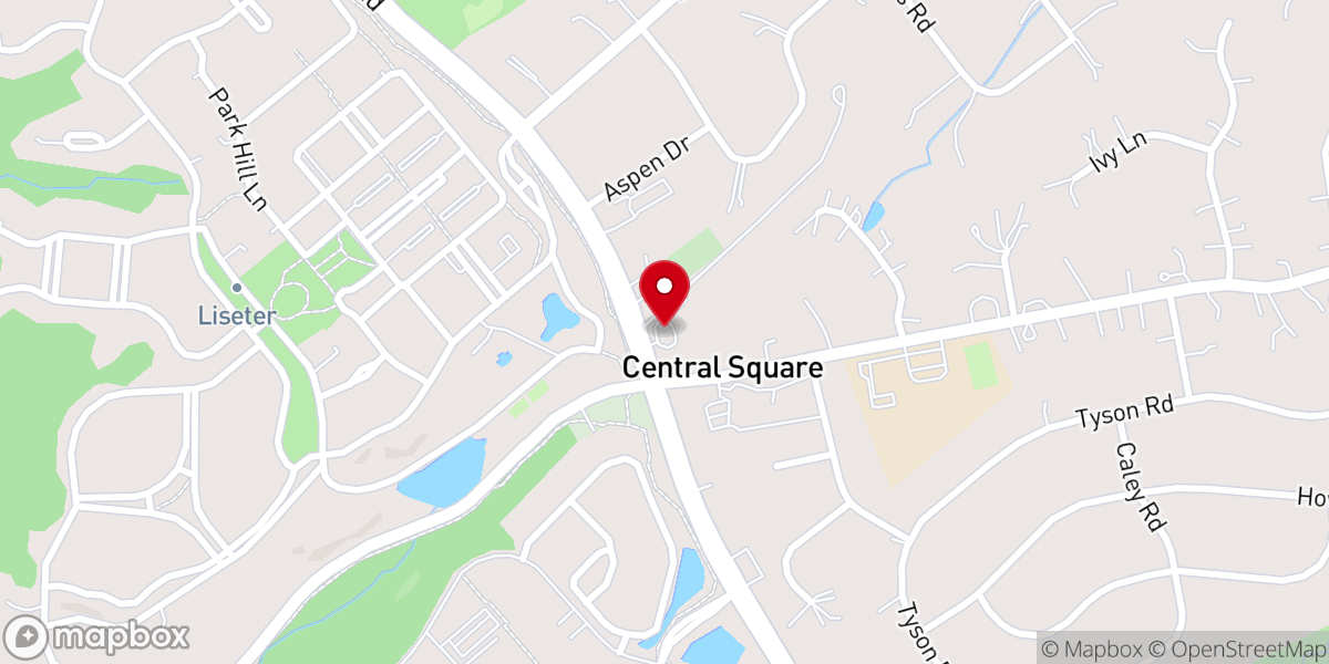 Map showing location of Latvian Evangelical Lutheran Church of St. John