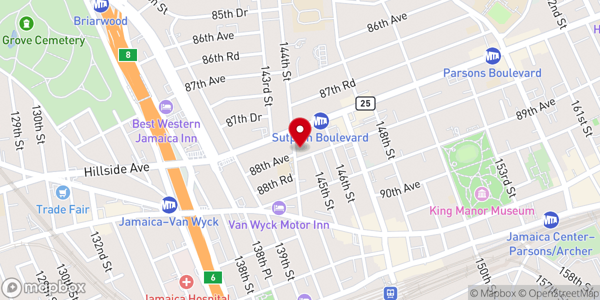 Map showing location of ICNA Relief USA