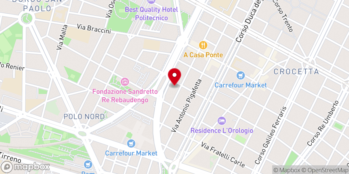 Map showing location of Parrocchia di Santa Teresa di Gesù Bambino