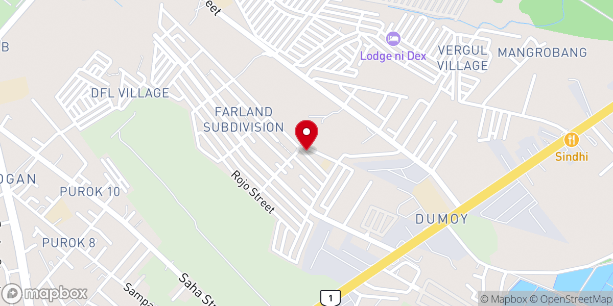 Map showing location of Sovereign Grace Baptist Church - Davao