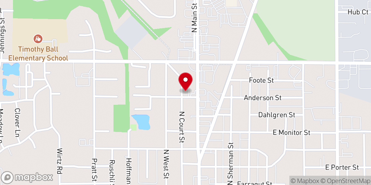 Map showing location of ChristWay Baptist Church