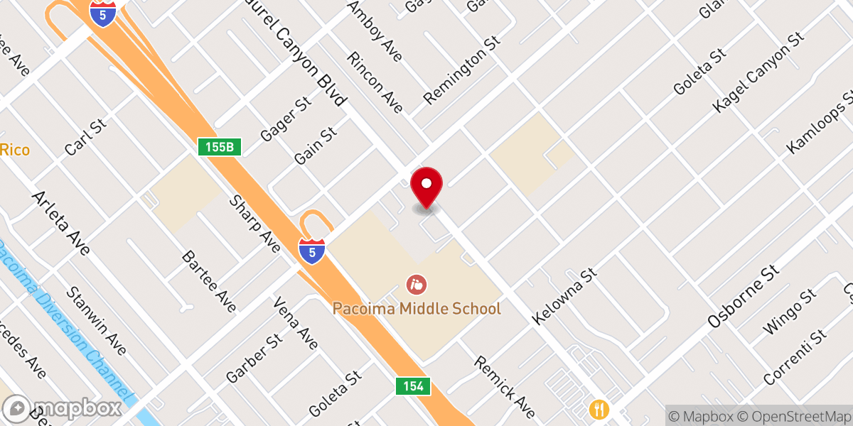 Map showing location of Khalsa Care Foundation
