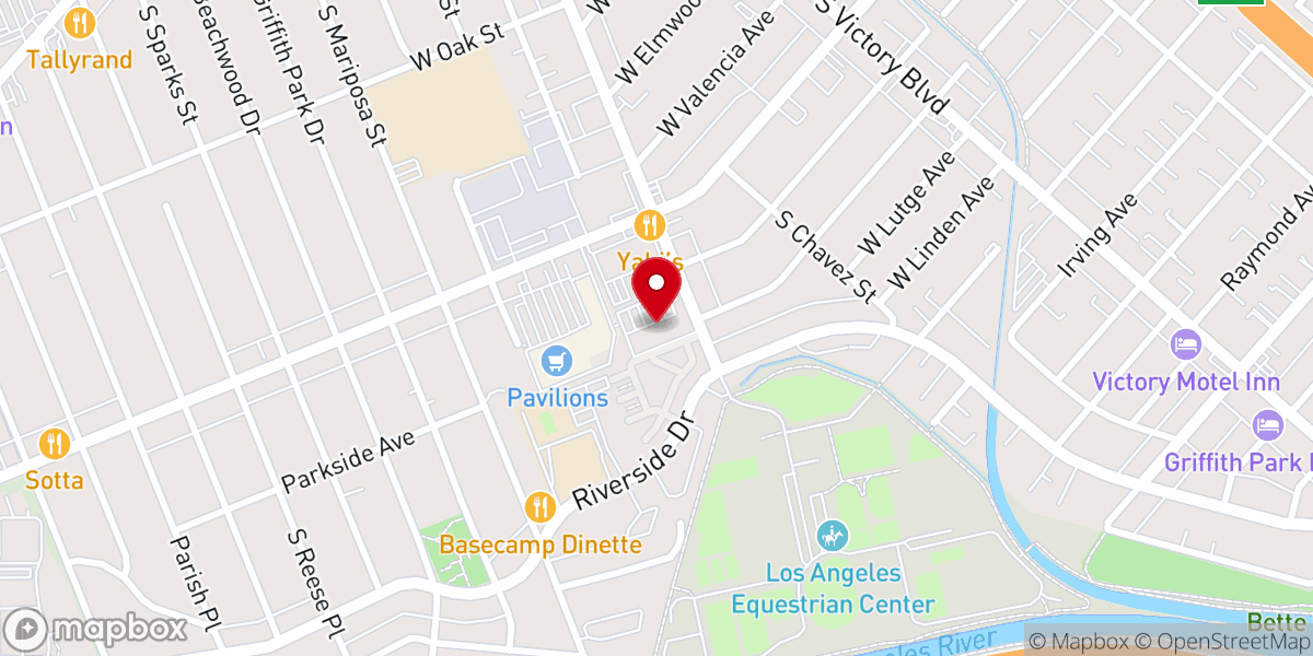Map showing location of Calvary Bible Church