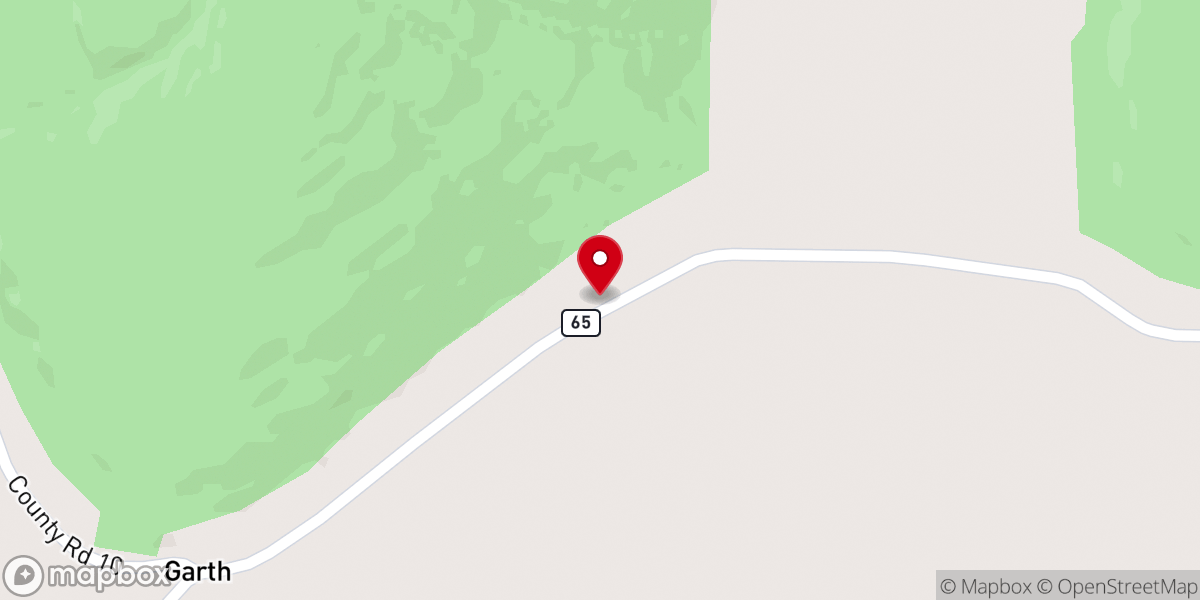 Map showing location of Camp Freedomgate / Freedomgate Bible Camp