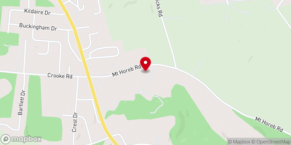 Map showing location of Souls Harbor Church
