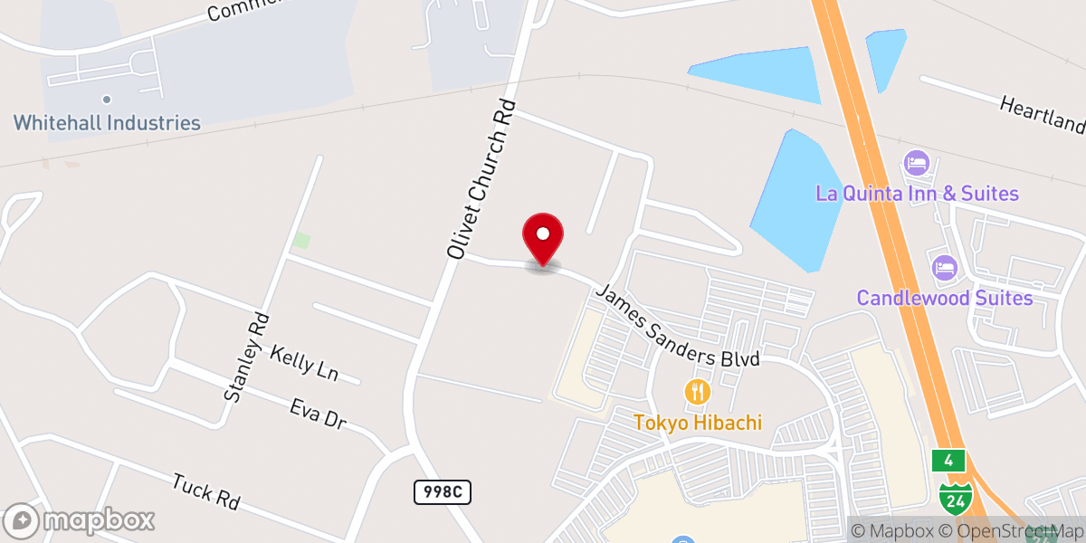 Map showing location of Equip Church